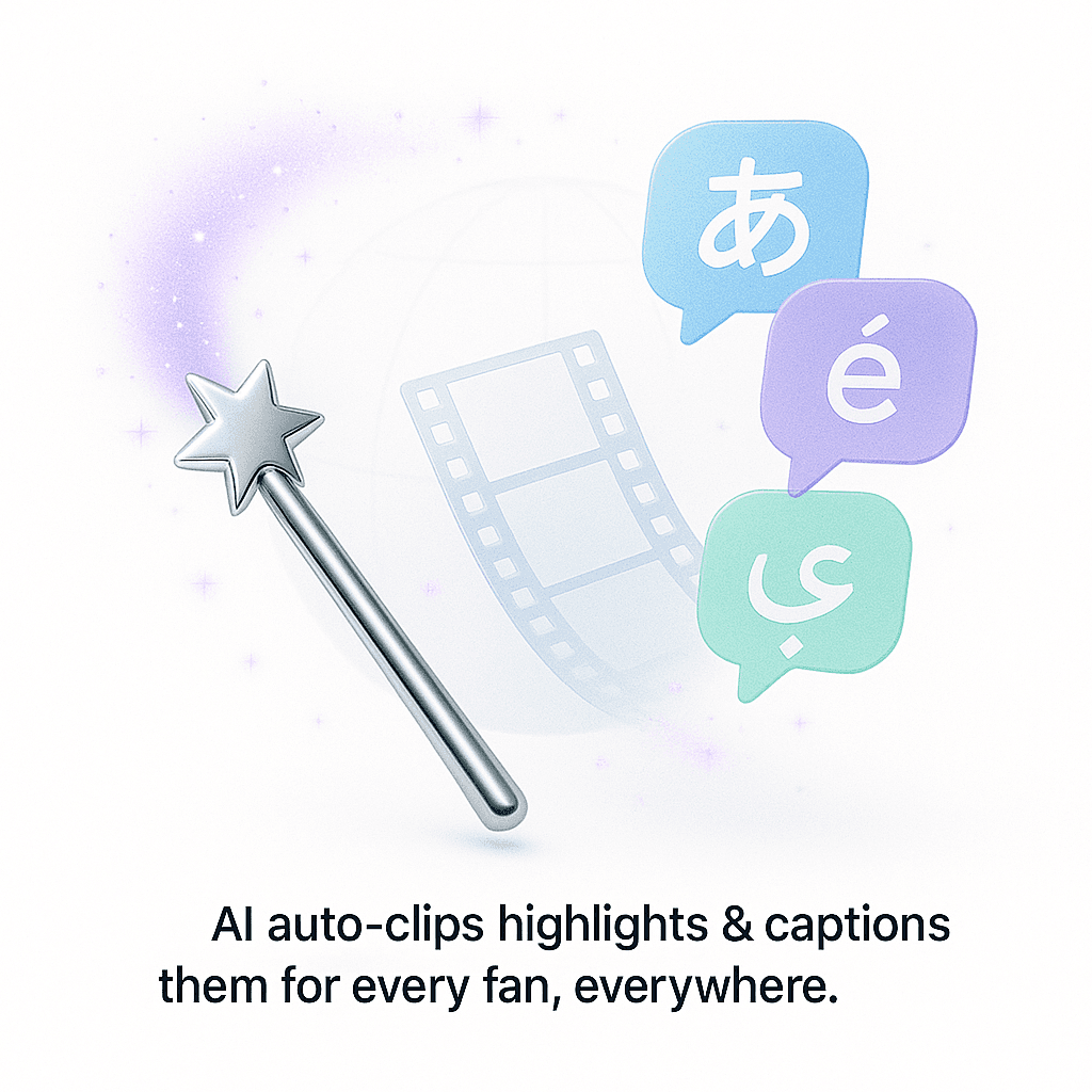 AI Highlights and Captions